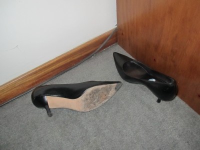 my secretary via spiga stiletto pumps