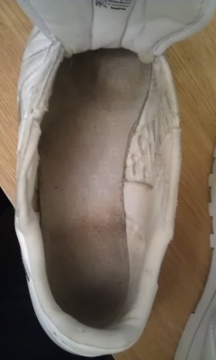 um...quite abused! and my god they smell!