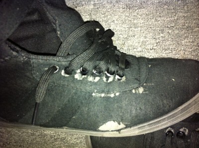 Poor lace Holes