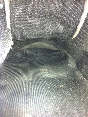 Poor insole is ripping up