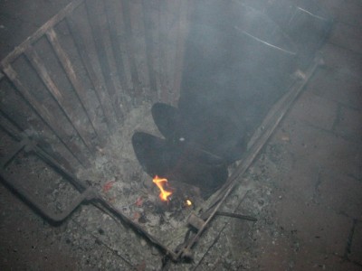 Tamaris Boots in the Fireplace